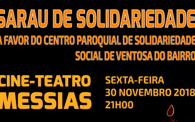 Sarau de Solidariedade – 30 de Novembro 2018